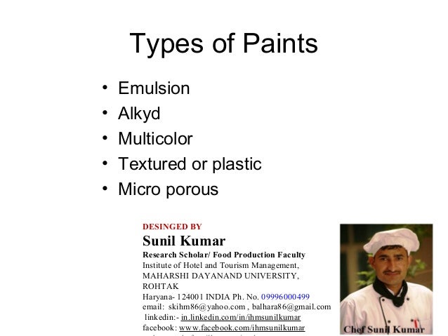 Types of interior house paint Types of interior house paint